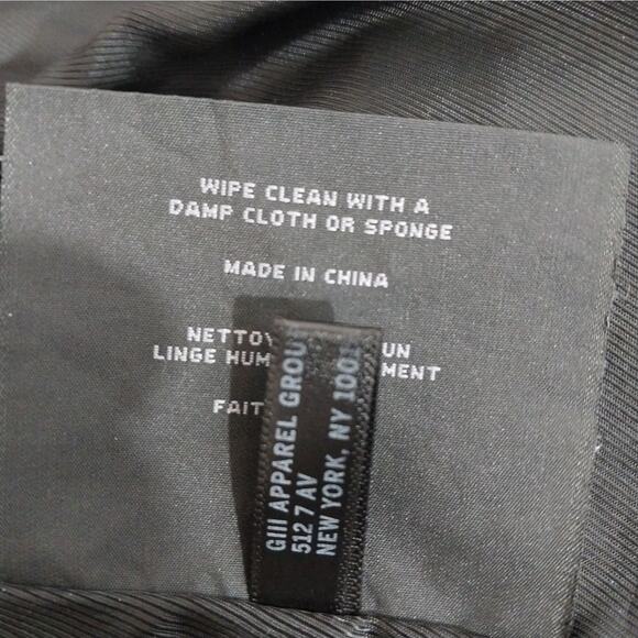 LINEA! RICH BLACK GENUINE LEATHER & KNIT ZIPPER FRONT JACKET, BLAZER! SZ 18W - Picture 13 of 15